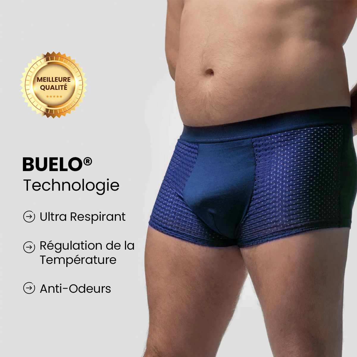 Boxers en Fibre de Bambou – Confort Absolu & Durabilité Garantie (Achetez 5, Recevez 5 GRATUITS!)